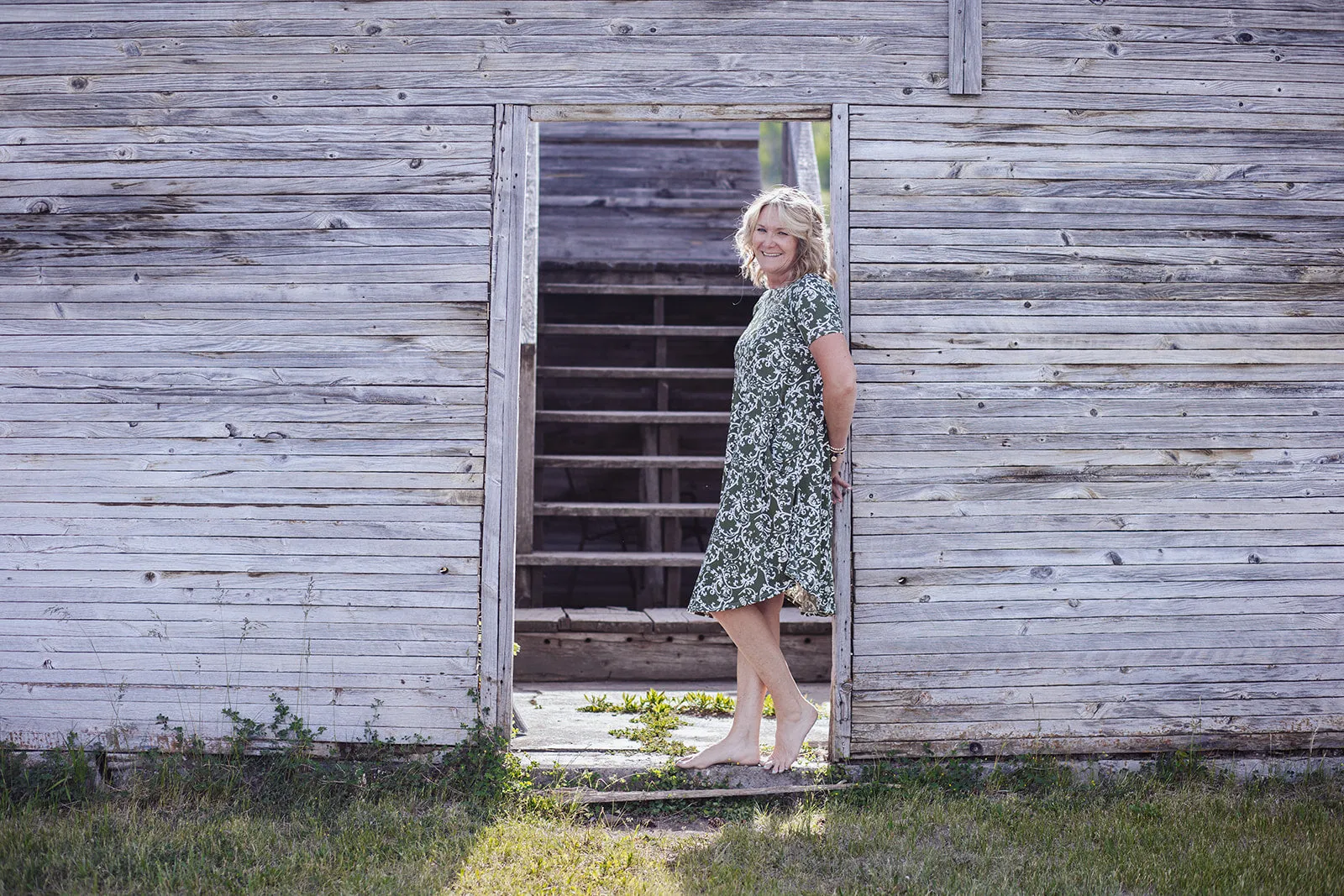 April Dress Olive Victorian