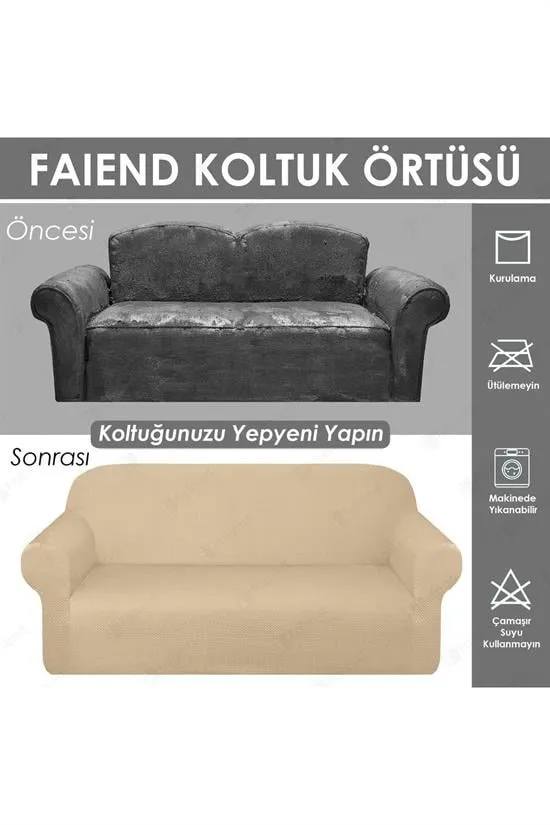 bal peteği lastikli esnek koltuk kanepe kilifi 3 2 1 1