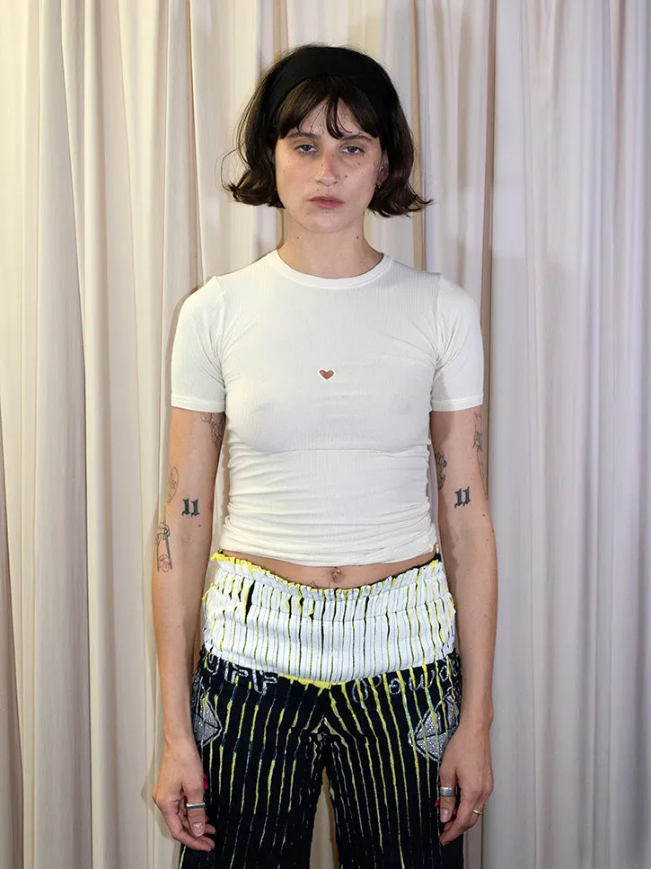 Baserange Heart Short Sleeve, Undyed