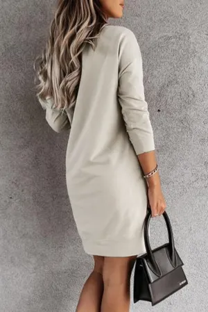 Batwing Sleeve Mini Dress