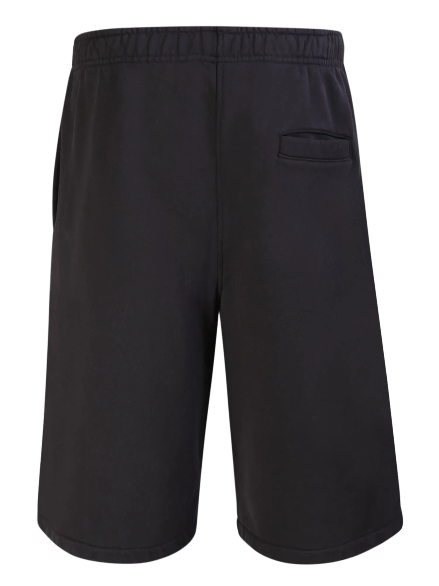 Black/ red bermuda cottone
