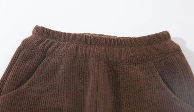 Bottom Heart Winter Plush Casual Pants