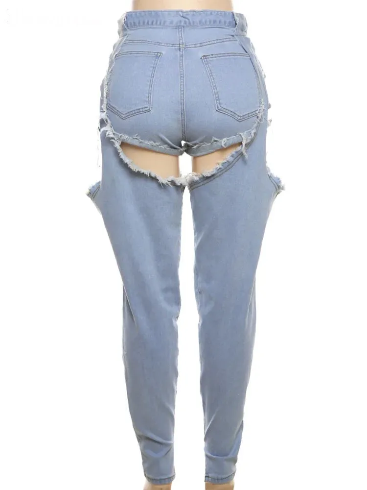 Can’t Believe It’s Not Shorts High Waisted Jeans