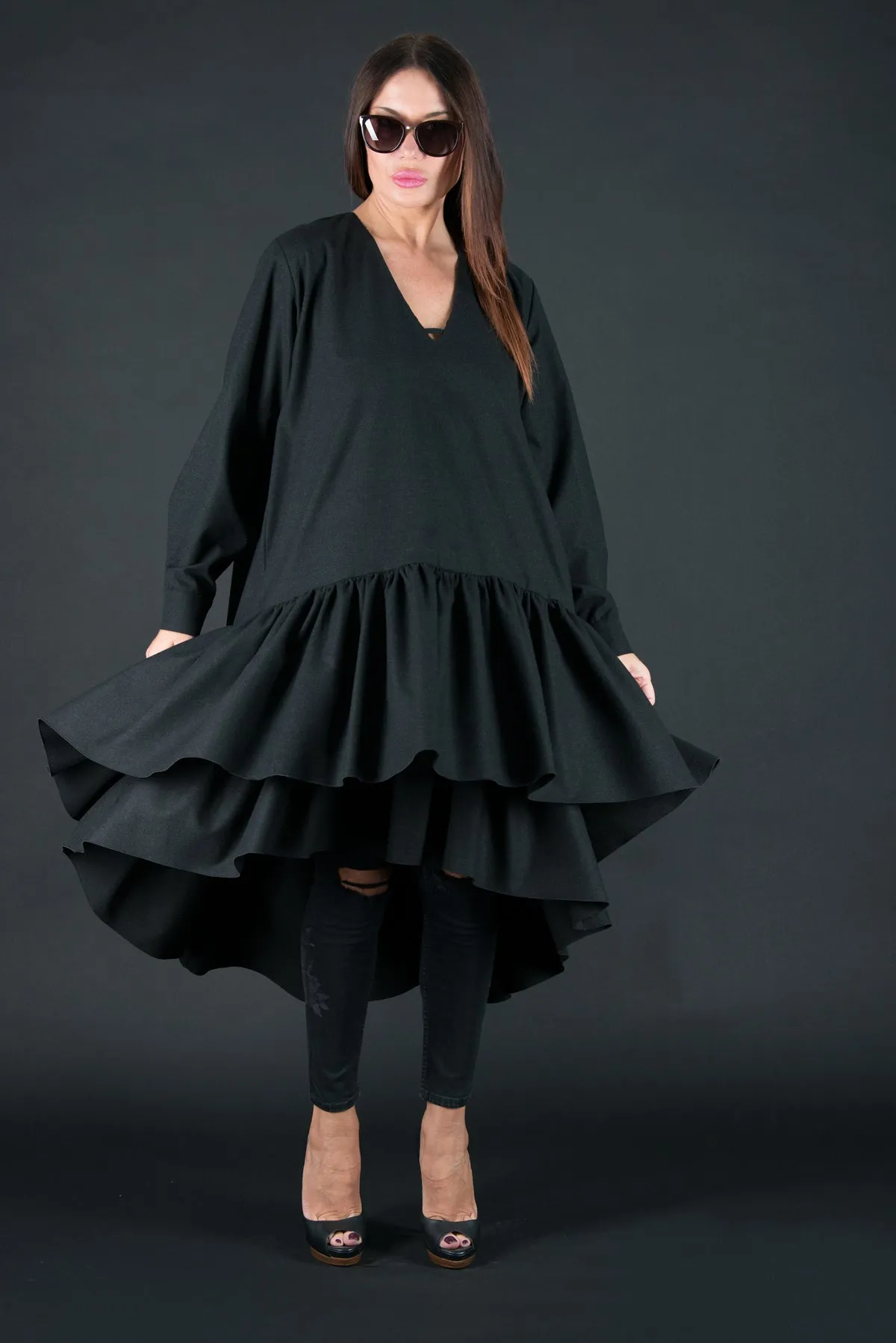 Cashmere Wool Dress MORANY