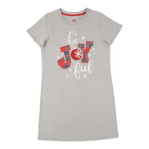 Comfy Cozy Women's Plus Screen Printed Knit Sleep Shirt