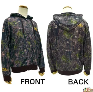 COSPA Yurucamp △ Full Graphic Light Hoodie LARGE