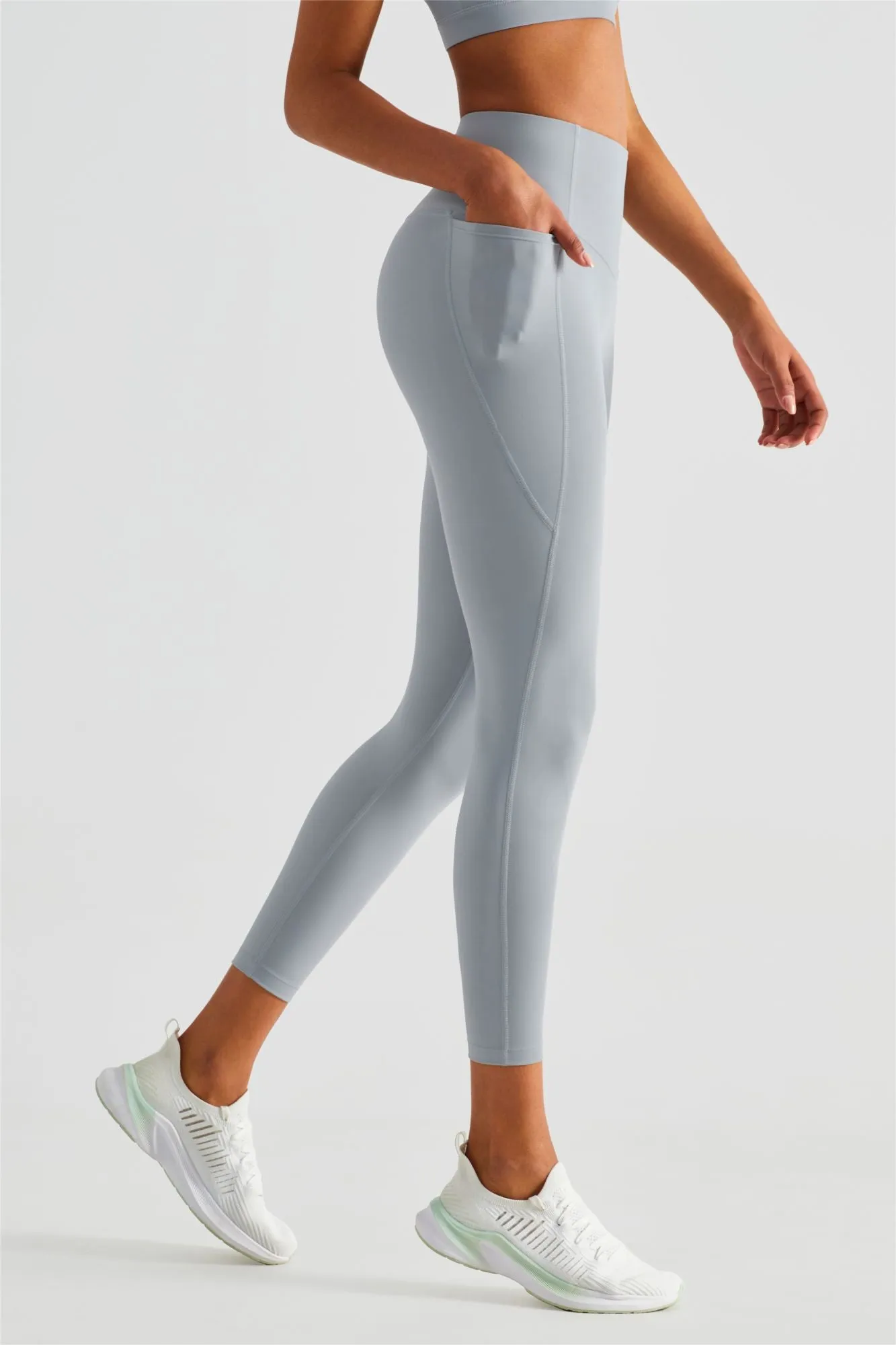Crisscross Sports Bra & Yoga Leggings Activewear Set