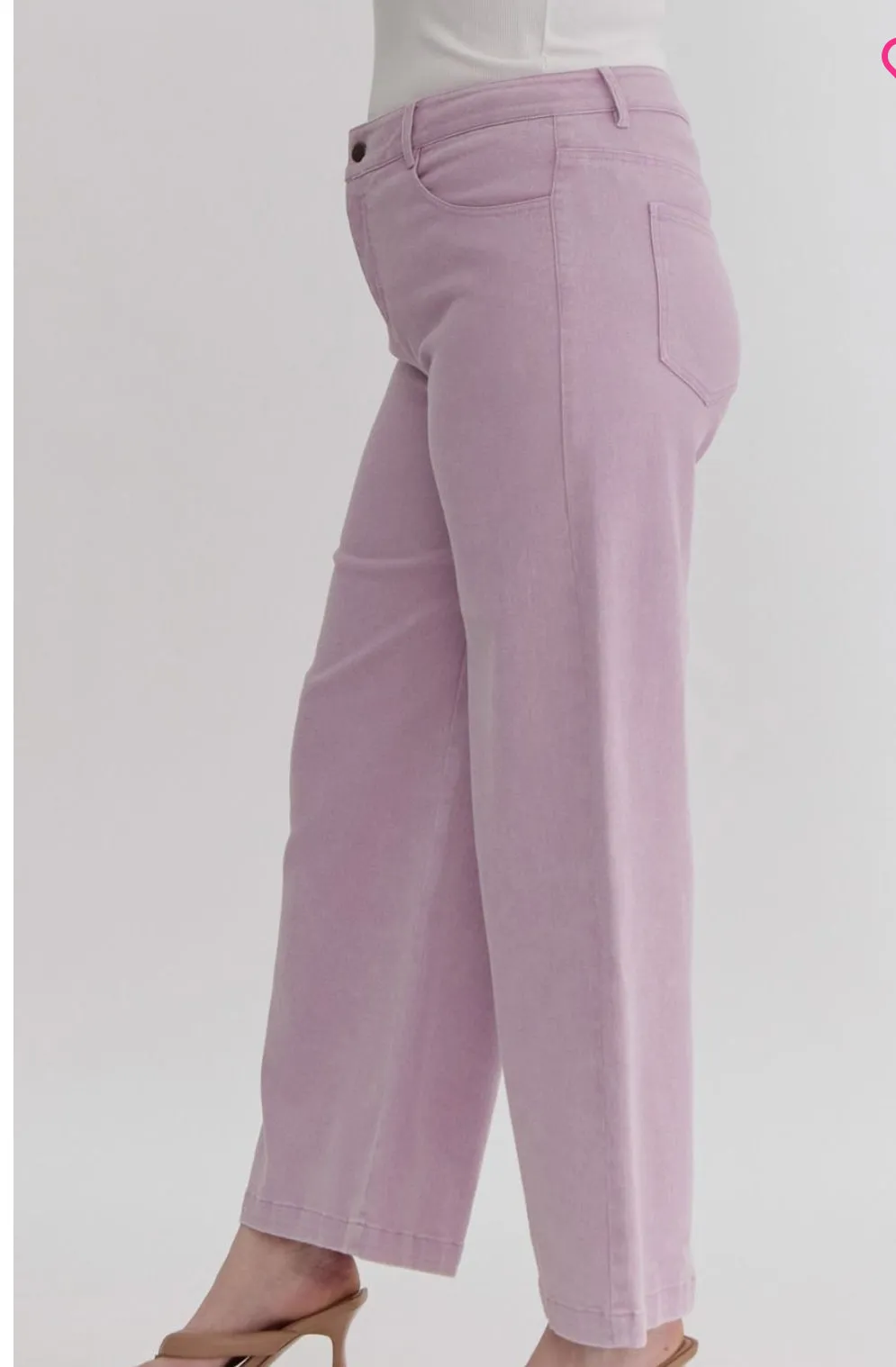 Curvy lavender bottoms