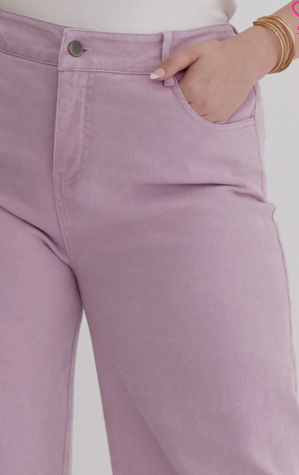 Curvy lavender bottoms