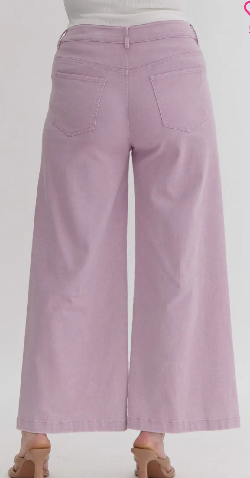 Curvy lavender bottoms