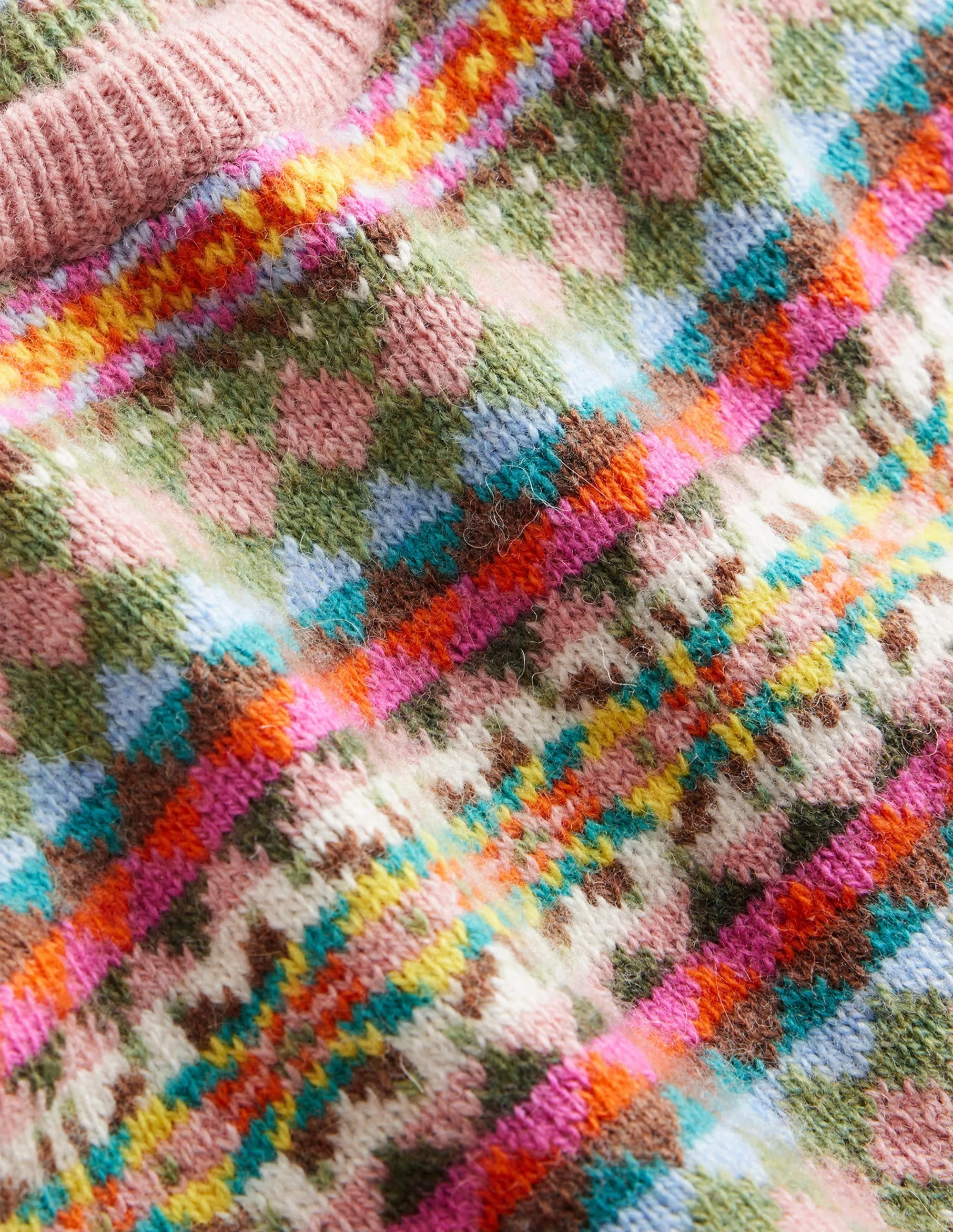 Edie Fair Isle Tank-Heritage Fair Isle