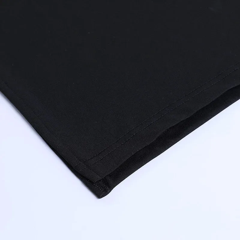 Elegant Black Sleeveless Bandage Sexy Dress For Women