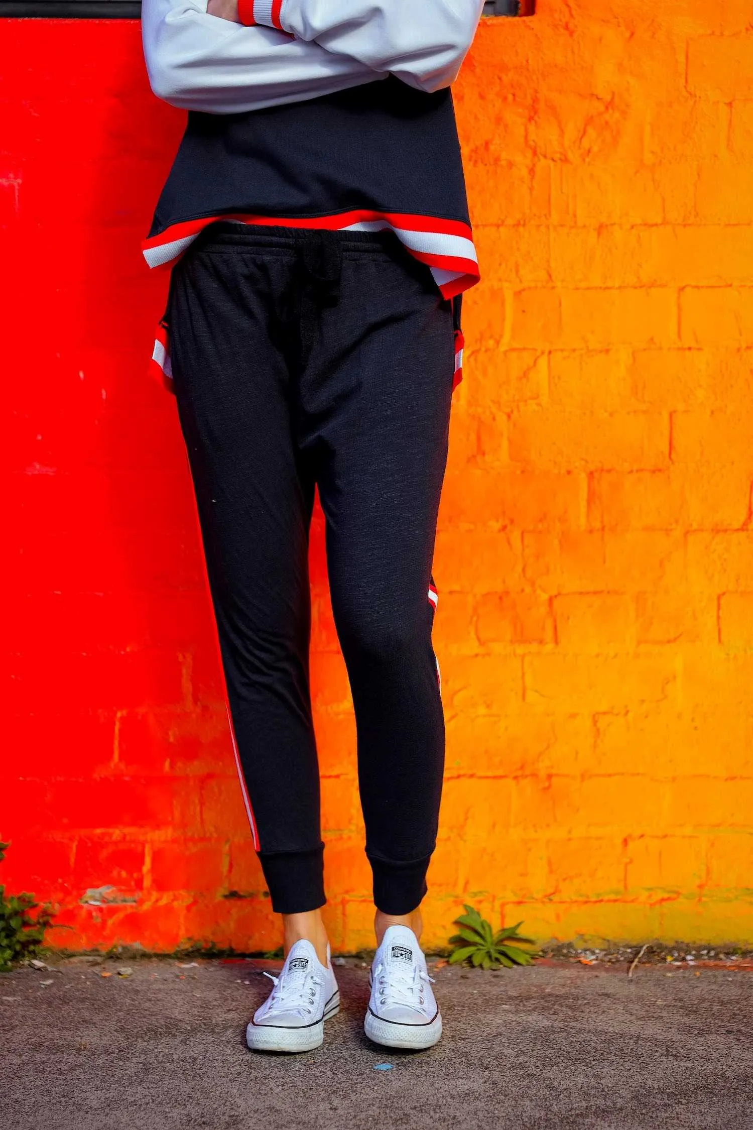 Evelyn Contrast Stripes Jogger