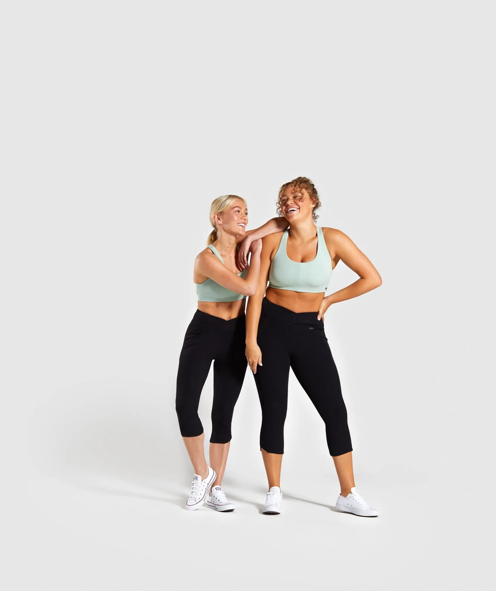 Gymshark Poise Sports Bra - Light Green