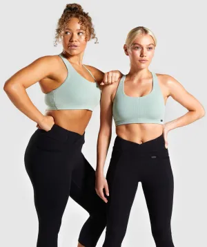 Gymshark Poise Sports Bra - Light Green