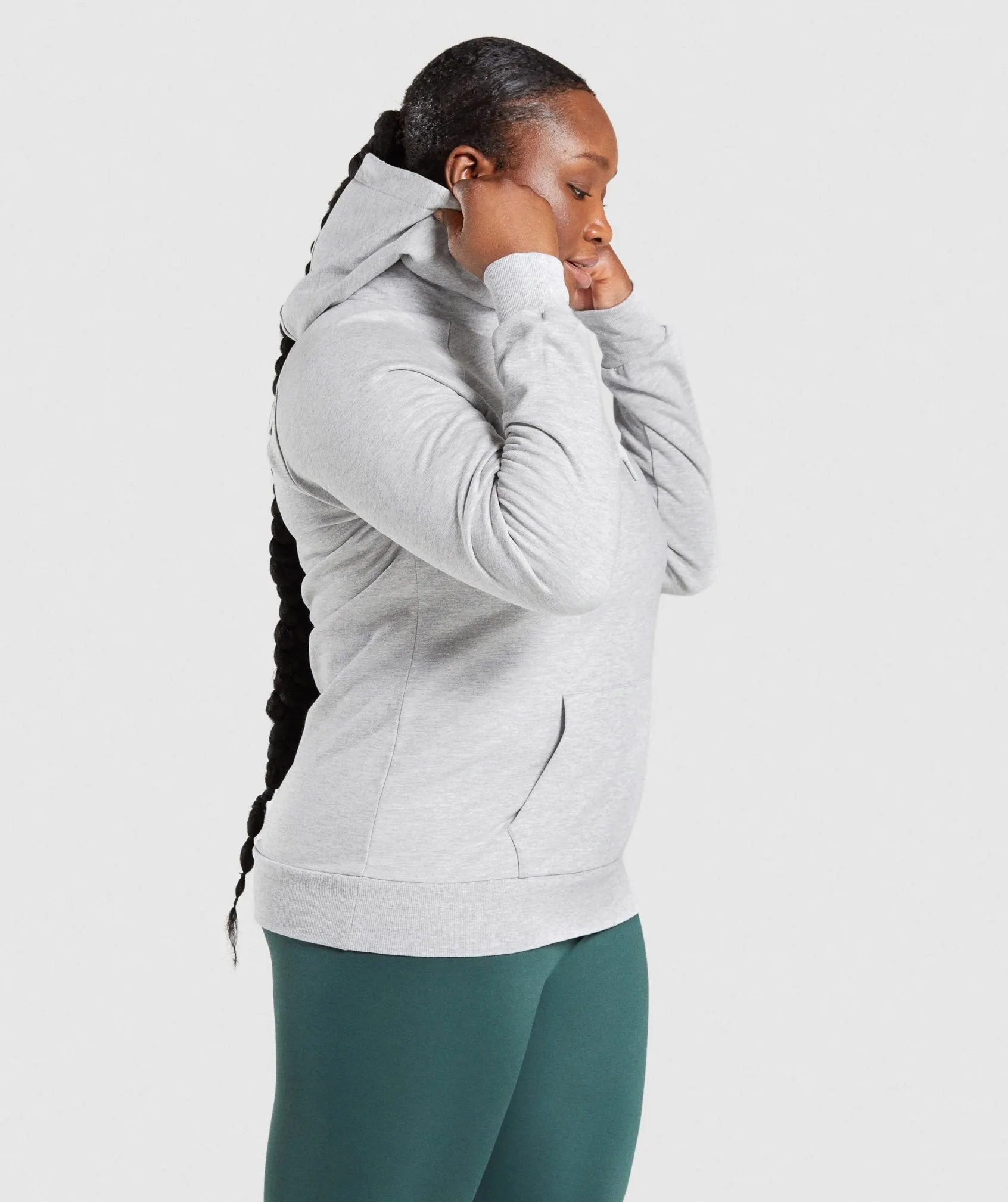 Gymshark Training Hoodie - Light Grey Marl