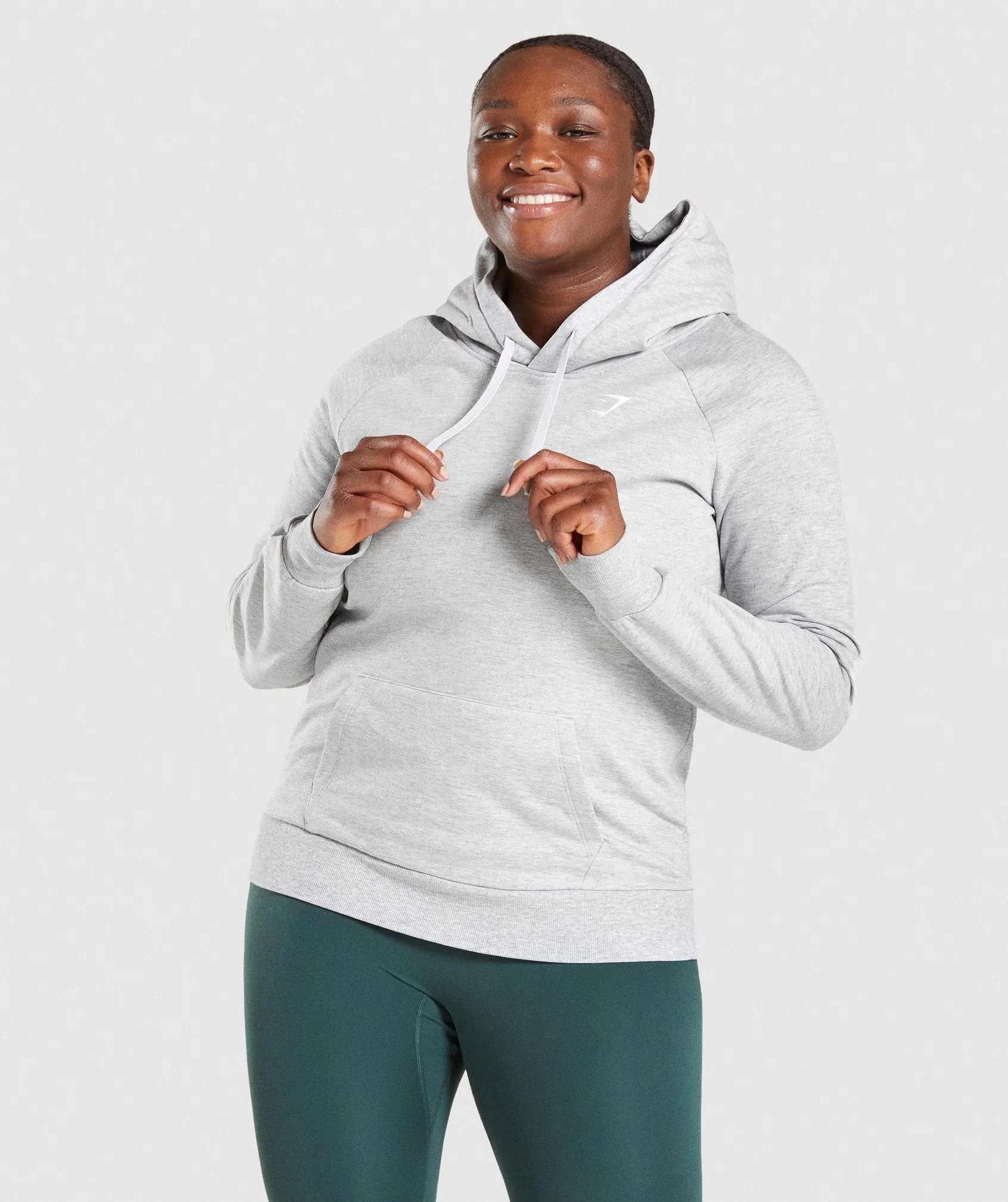 Gymshark Training Hoodie - Light Grey Marl