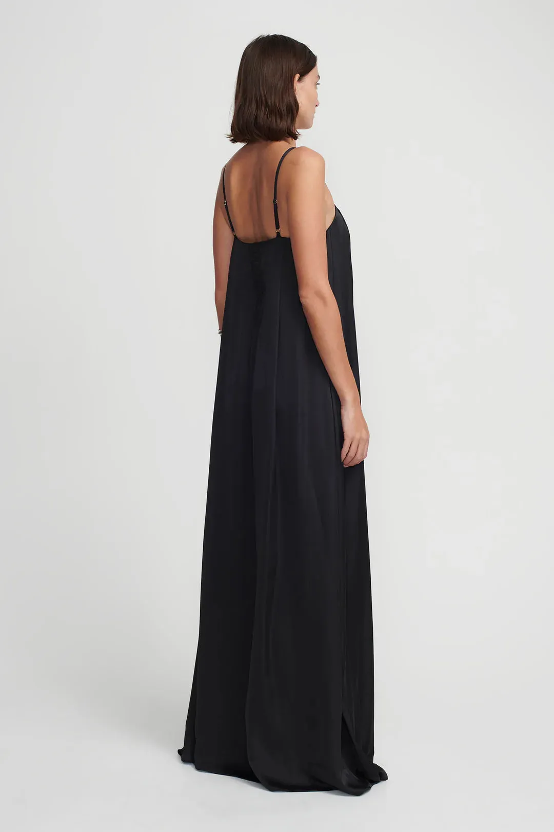 Hansen & Gretel Black Angelica Maxi Dress