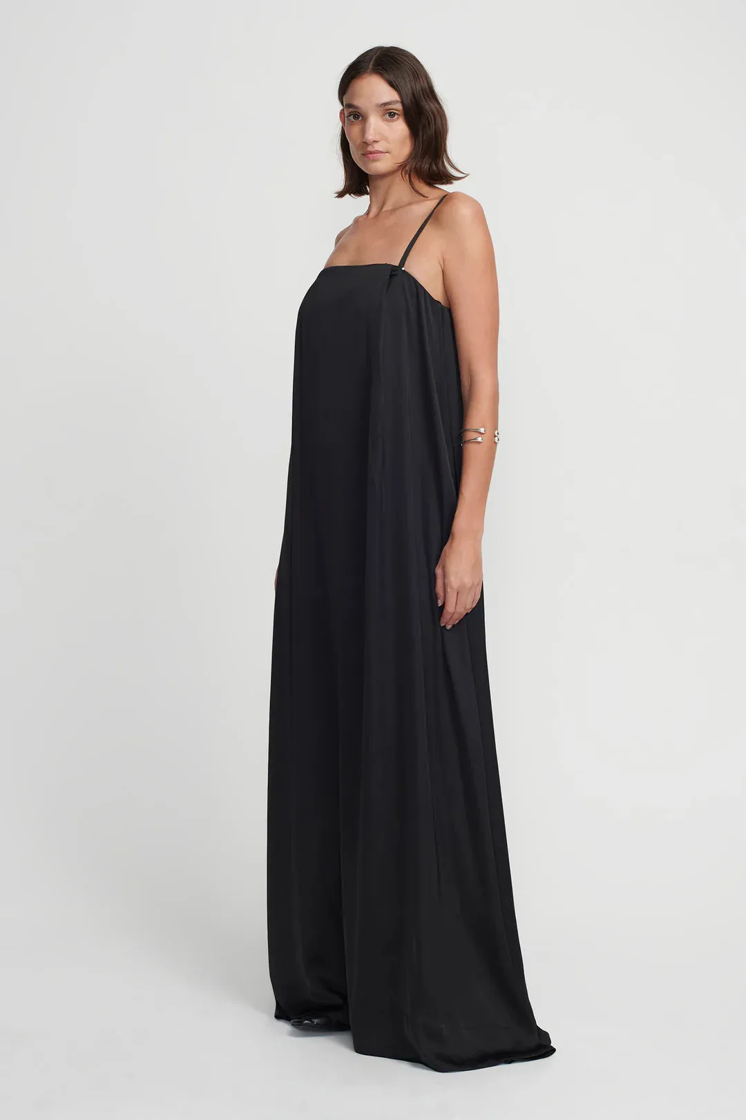 Hansen & Gretel Black Angelica Maxi Dress