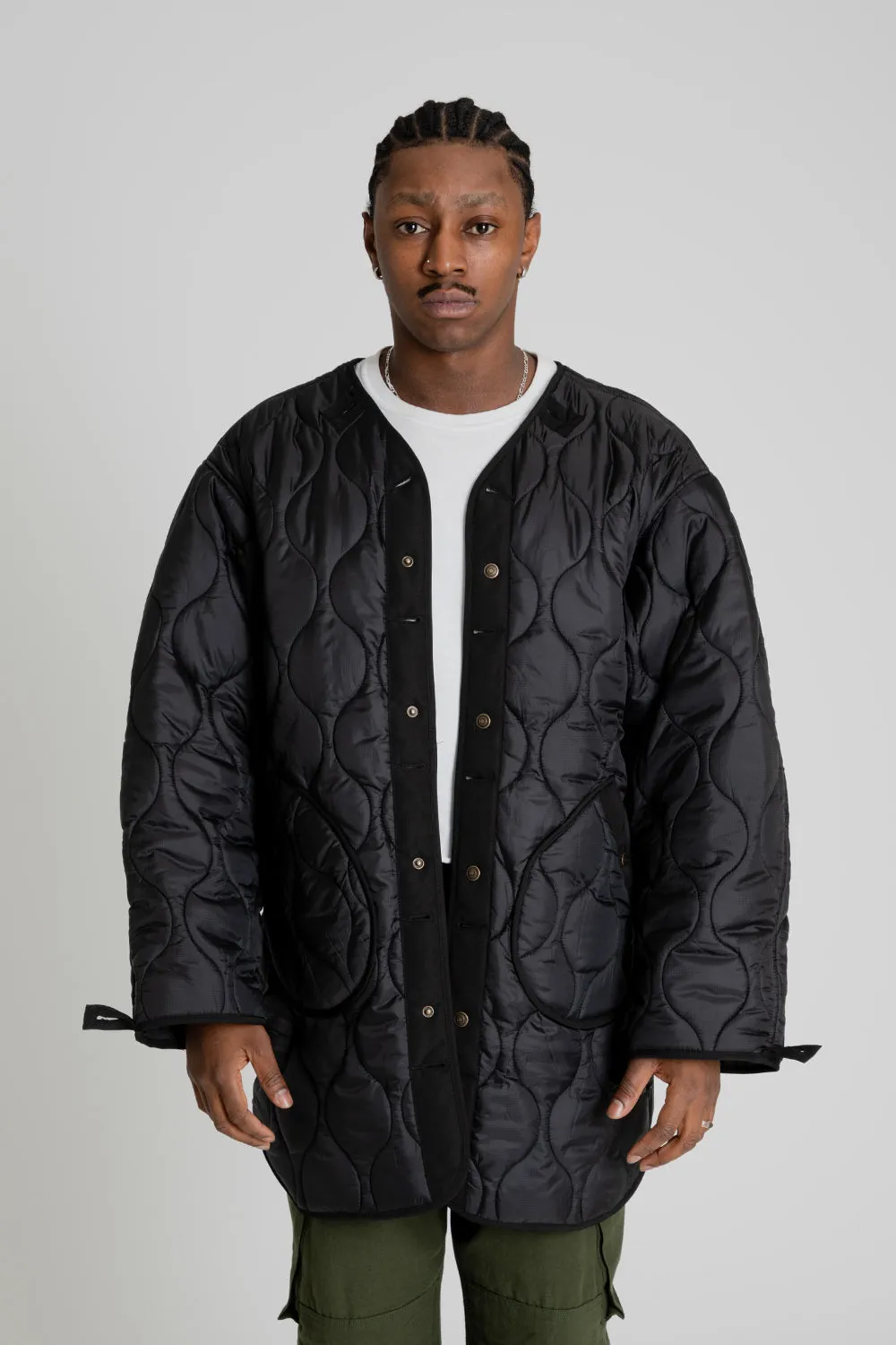 Heavy Nylon M65 Fishtail Parka - Black