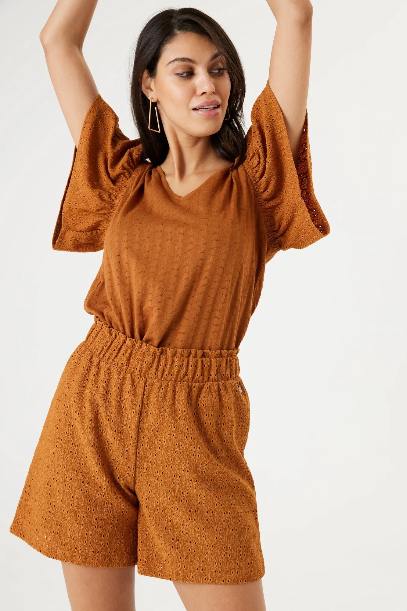 High Waisted Lightweight Stretch Shorts