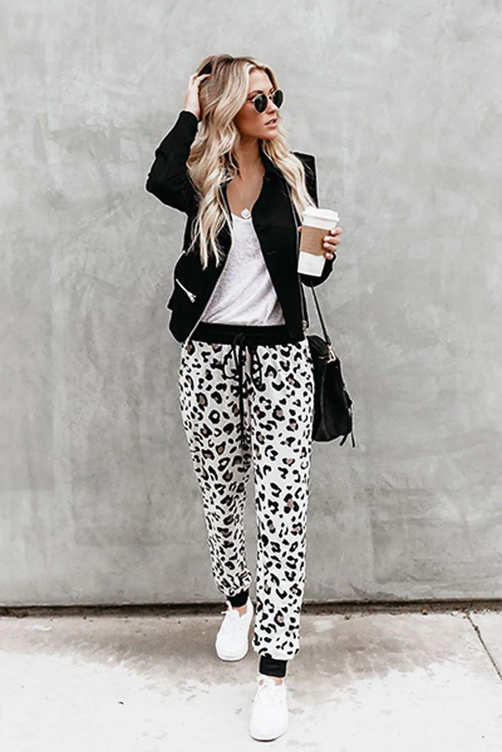 Kristen Leopard Joggers