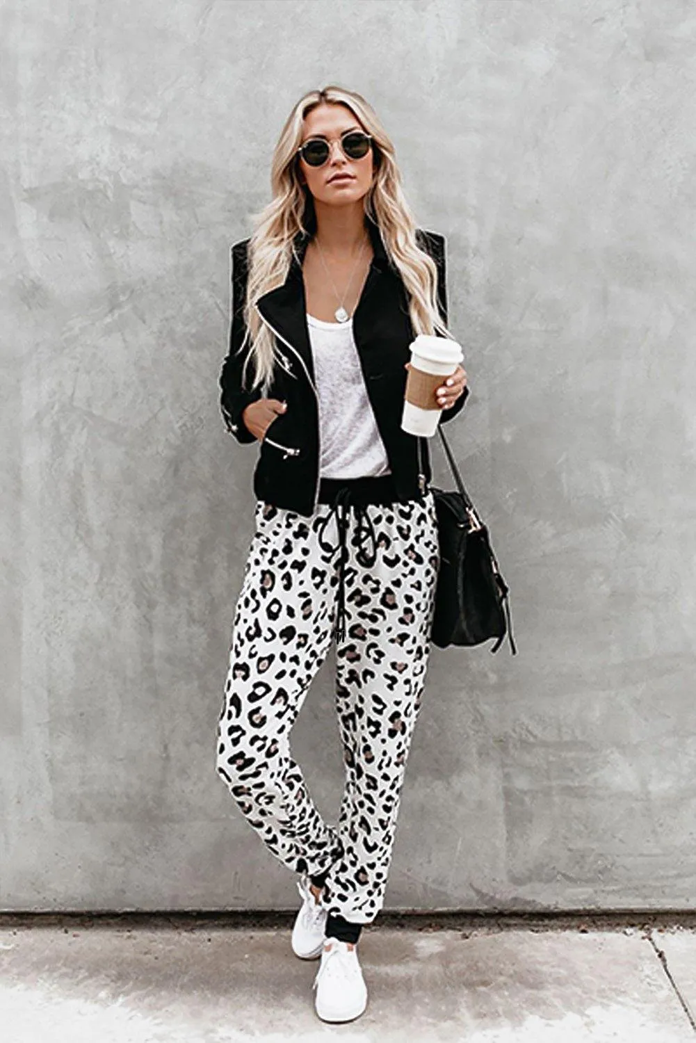Kristen Leopard Joggers