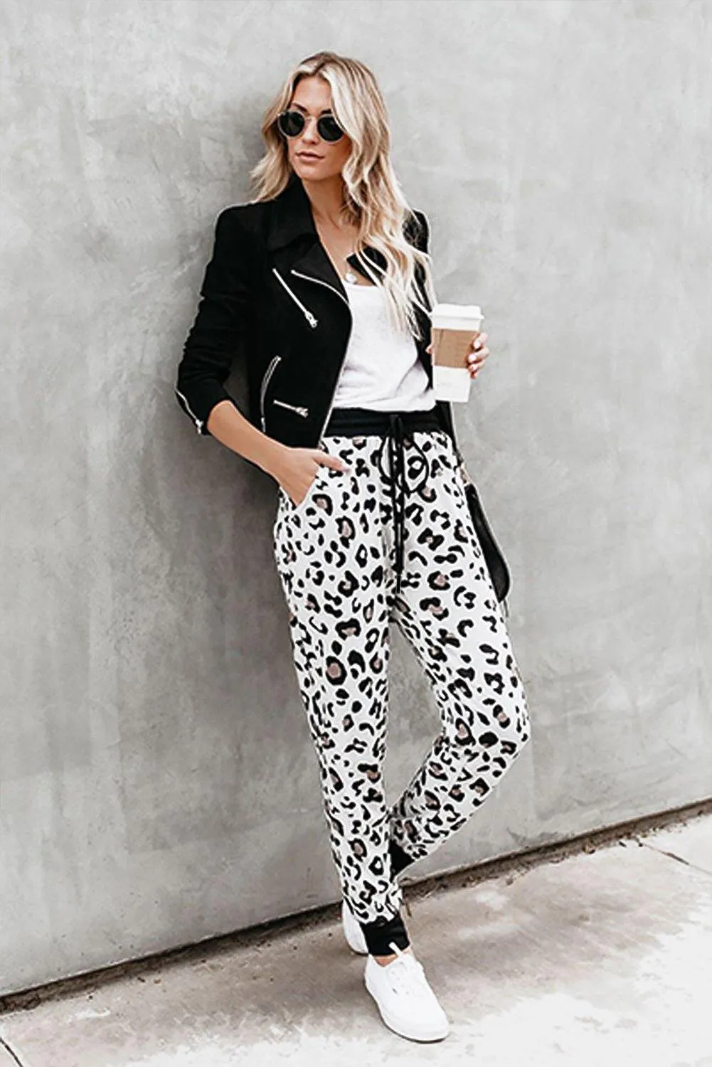 Kristen Leopard Joggers