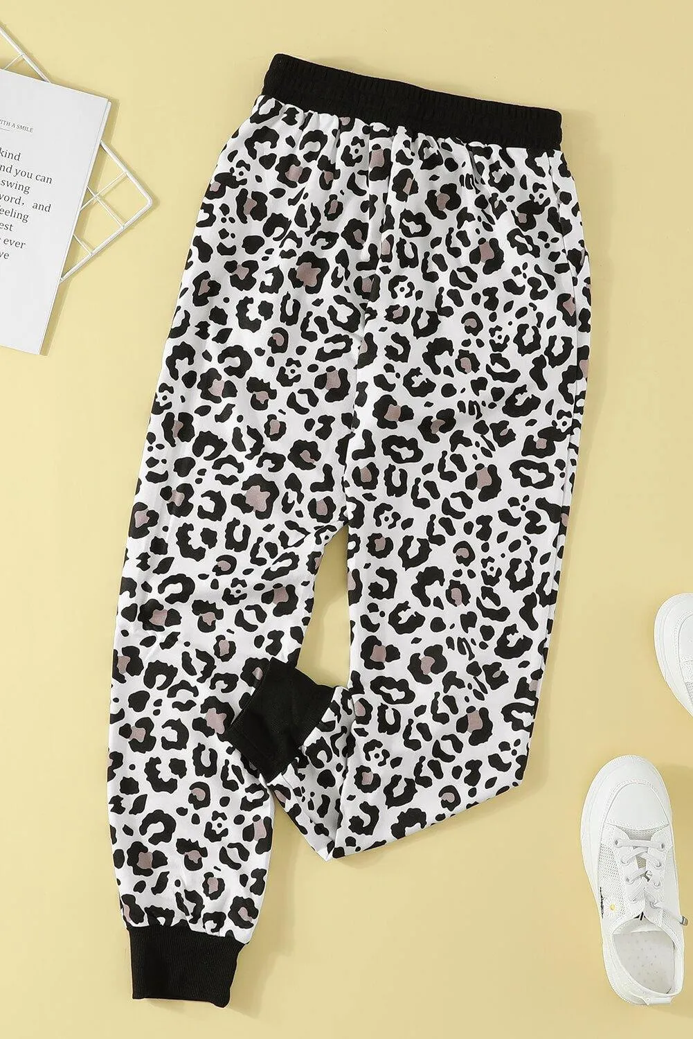 Kristen Leopard Joggers