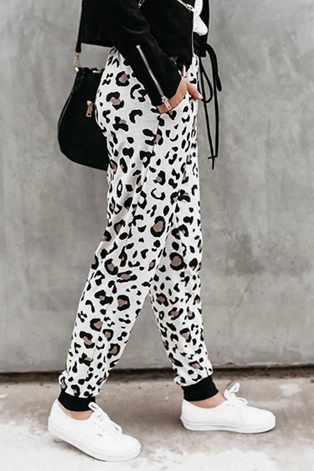 Kristen Leopard Joggers
