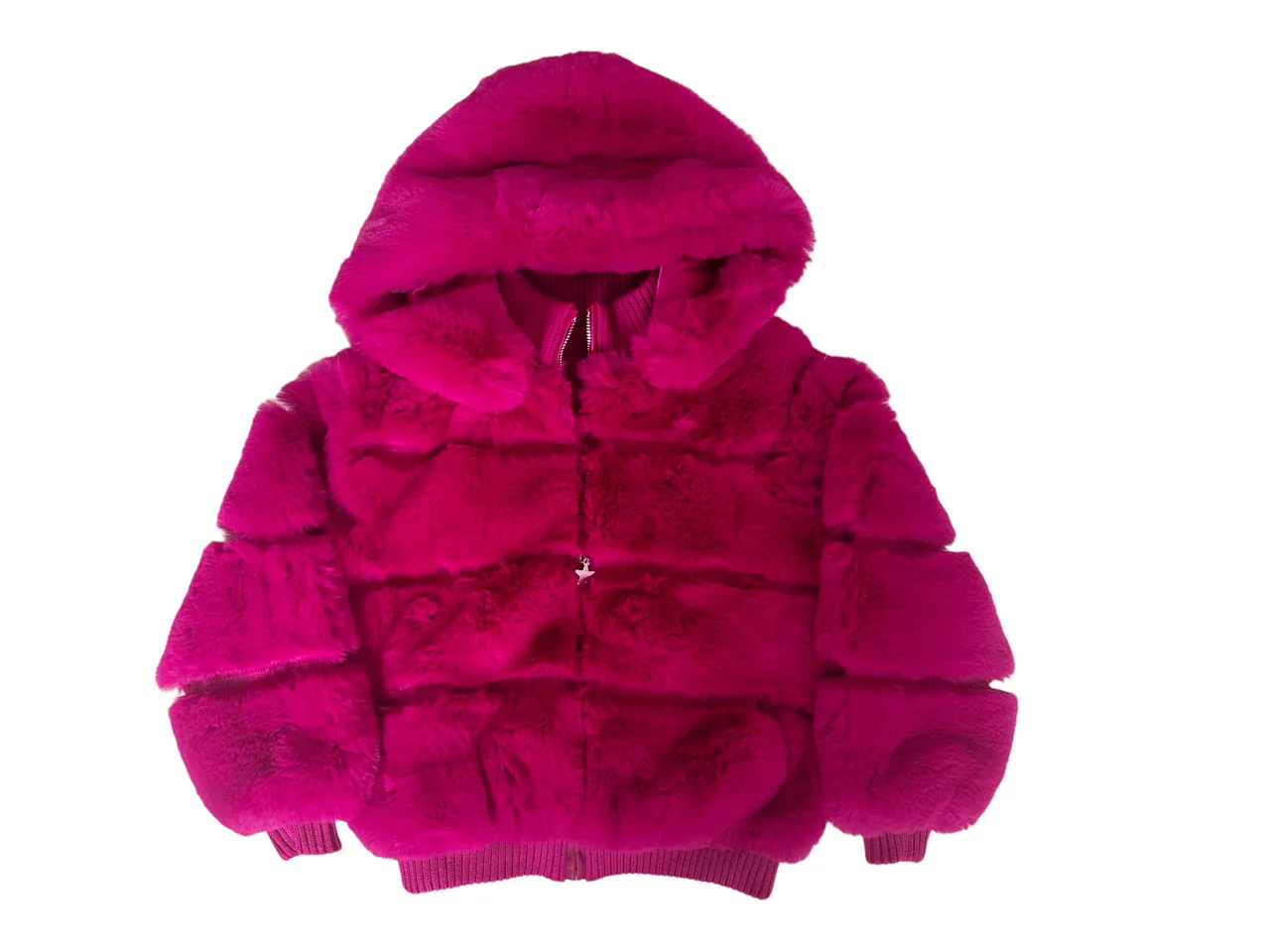 Lola   The Boys - Raspberry Sorbet Faux Coat