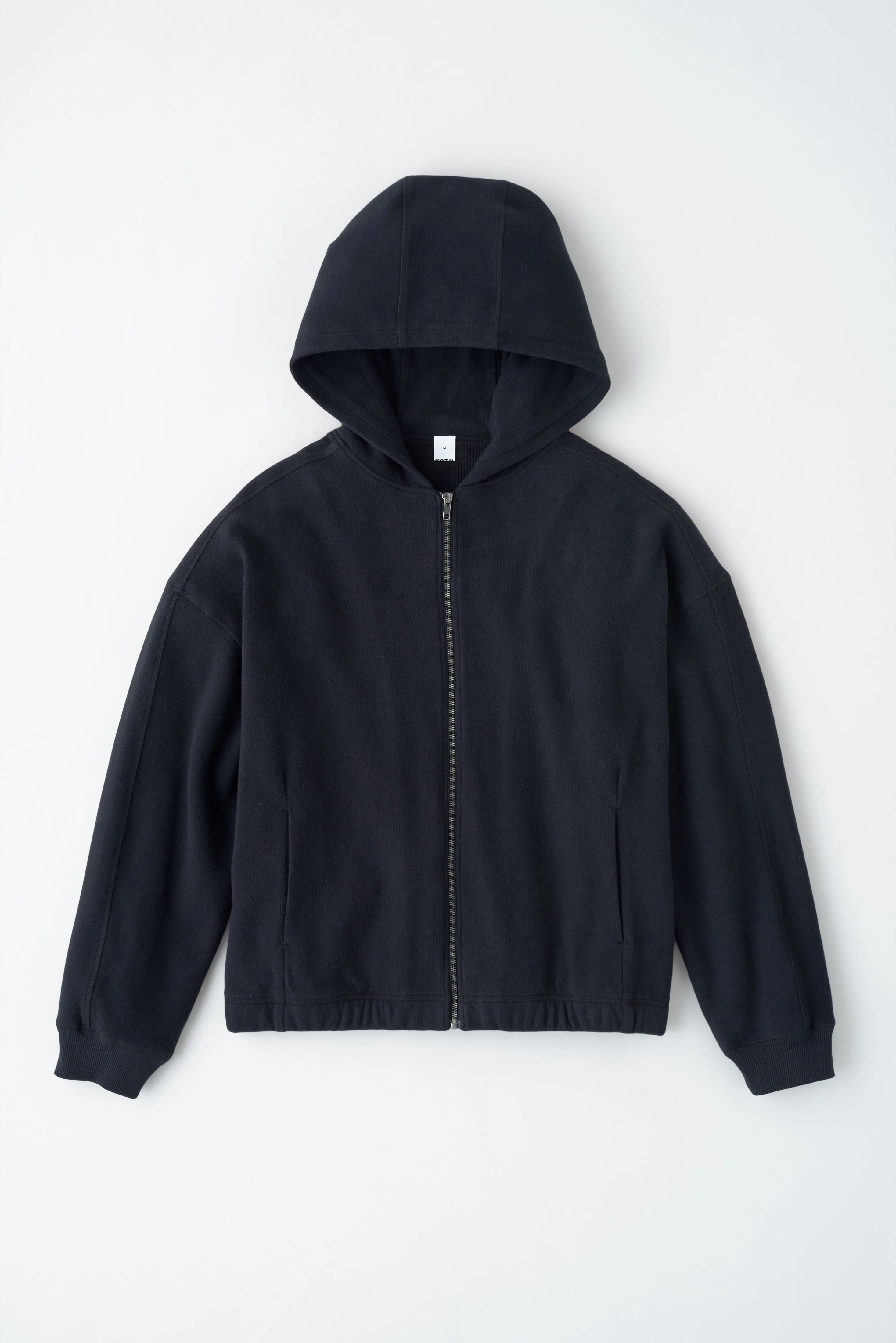 Men's Cozy Zip Hoodie in Black