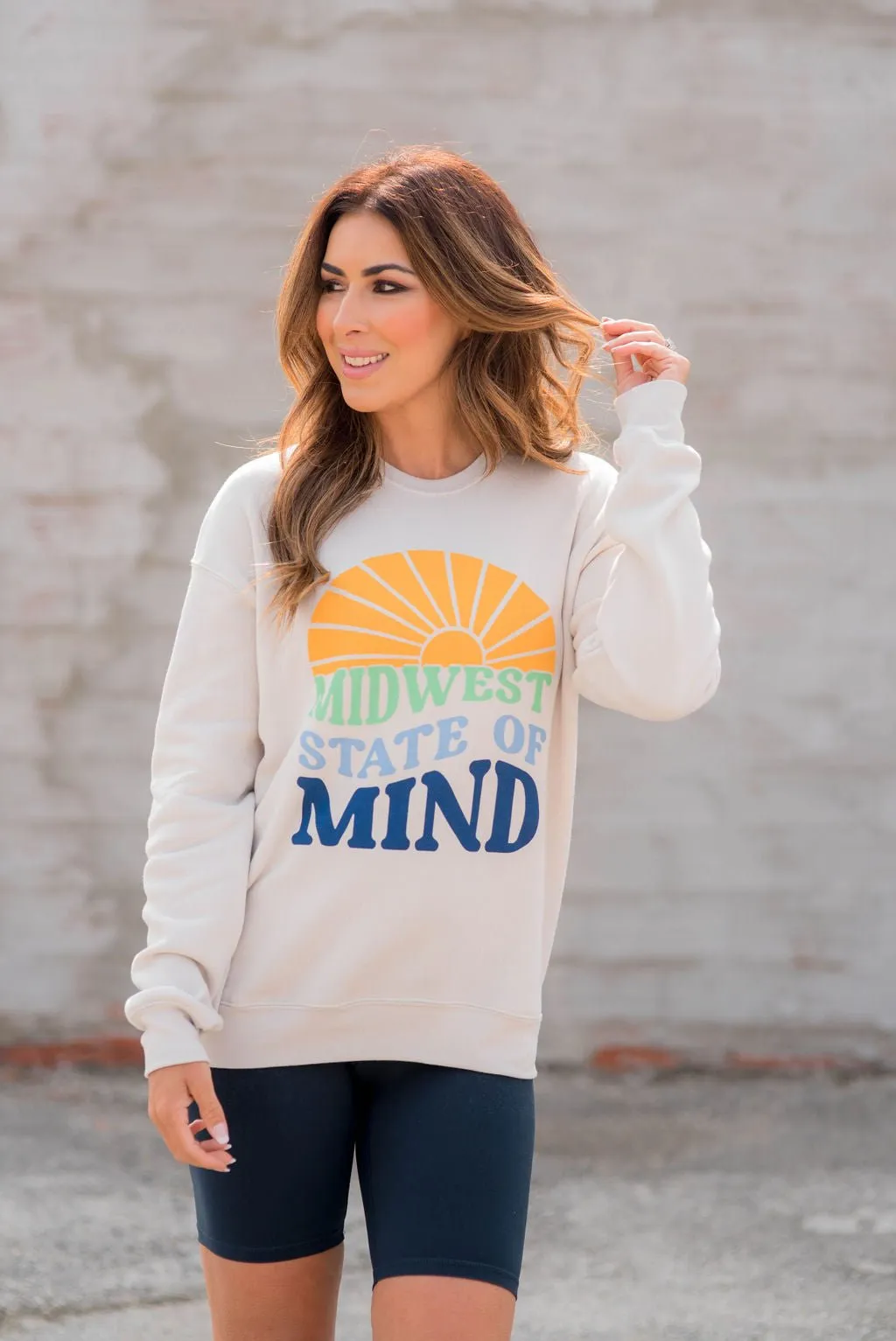 Midwest State Of Mind Graphic Crewneck