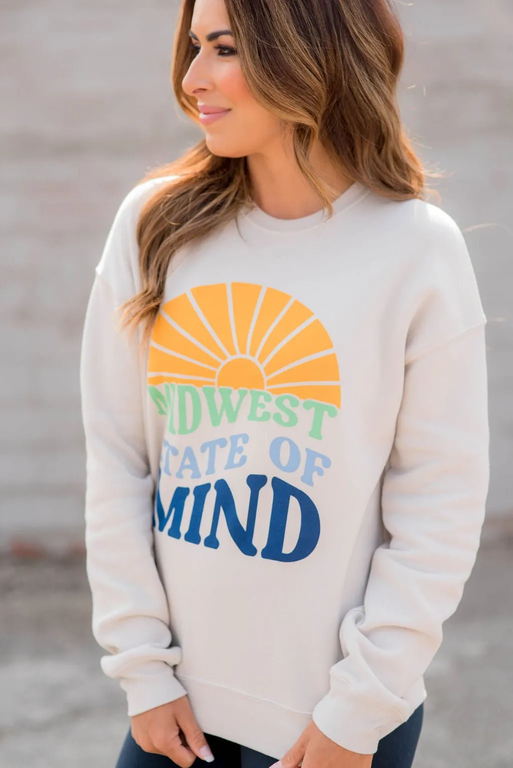 Midwest State Of Mind Graphic Crewneck