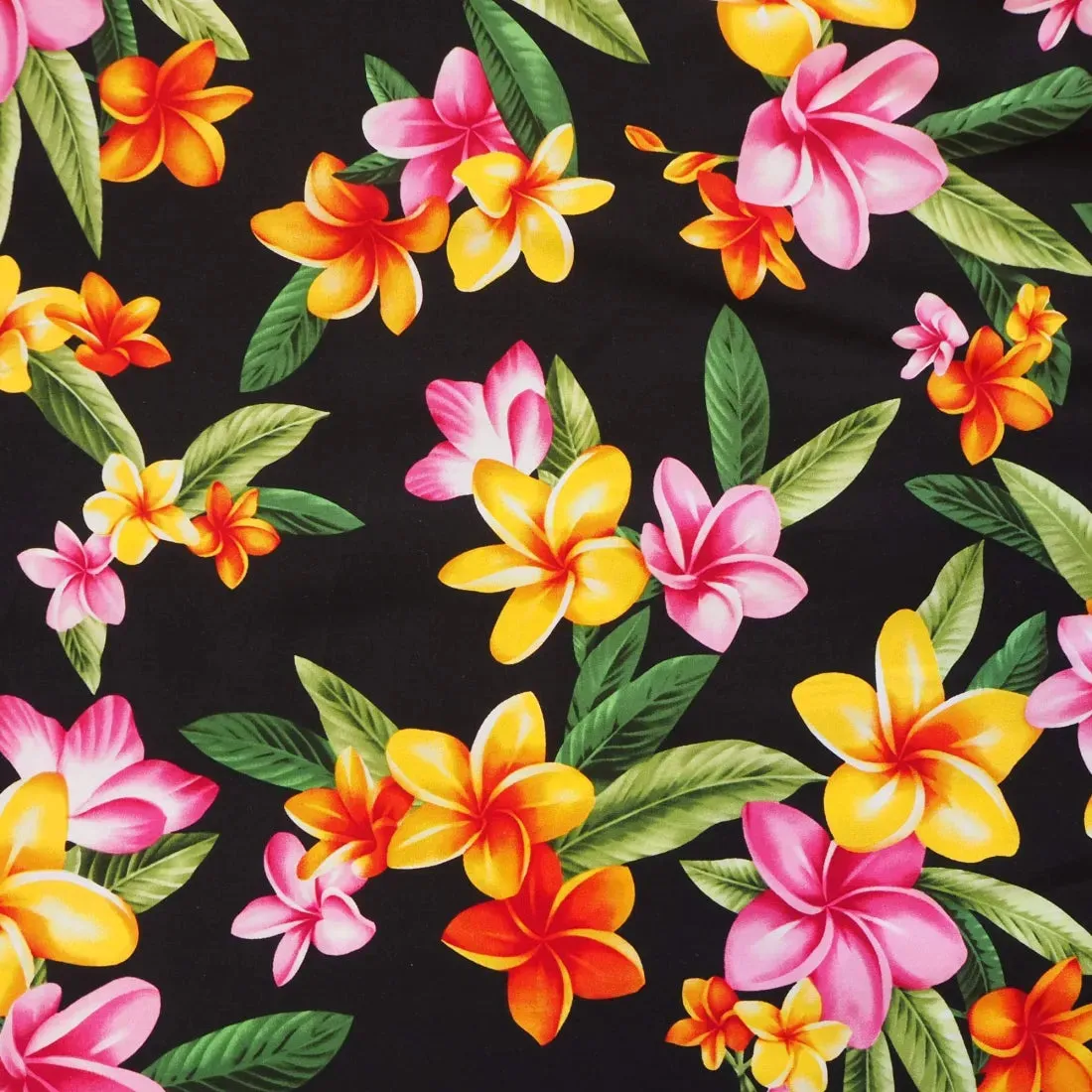 Pebble Black Maxi Hawaiian Dress