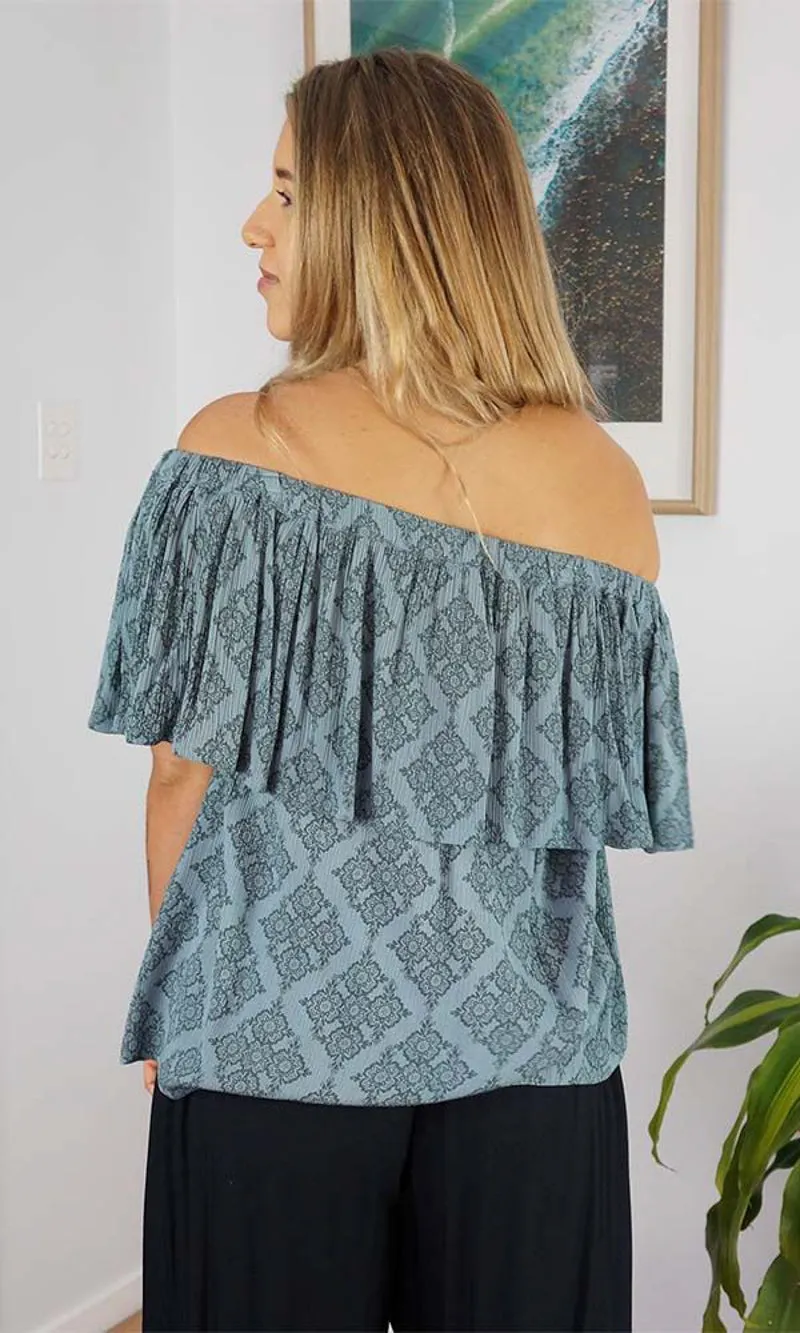 Rayon Top Leo Vintage, More Colours