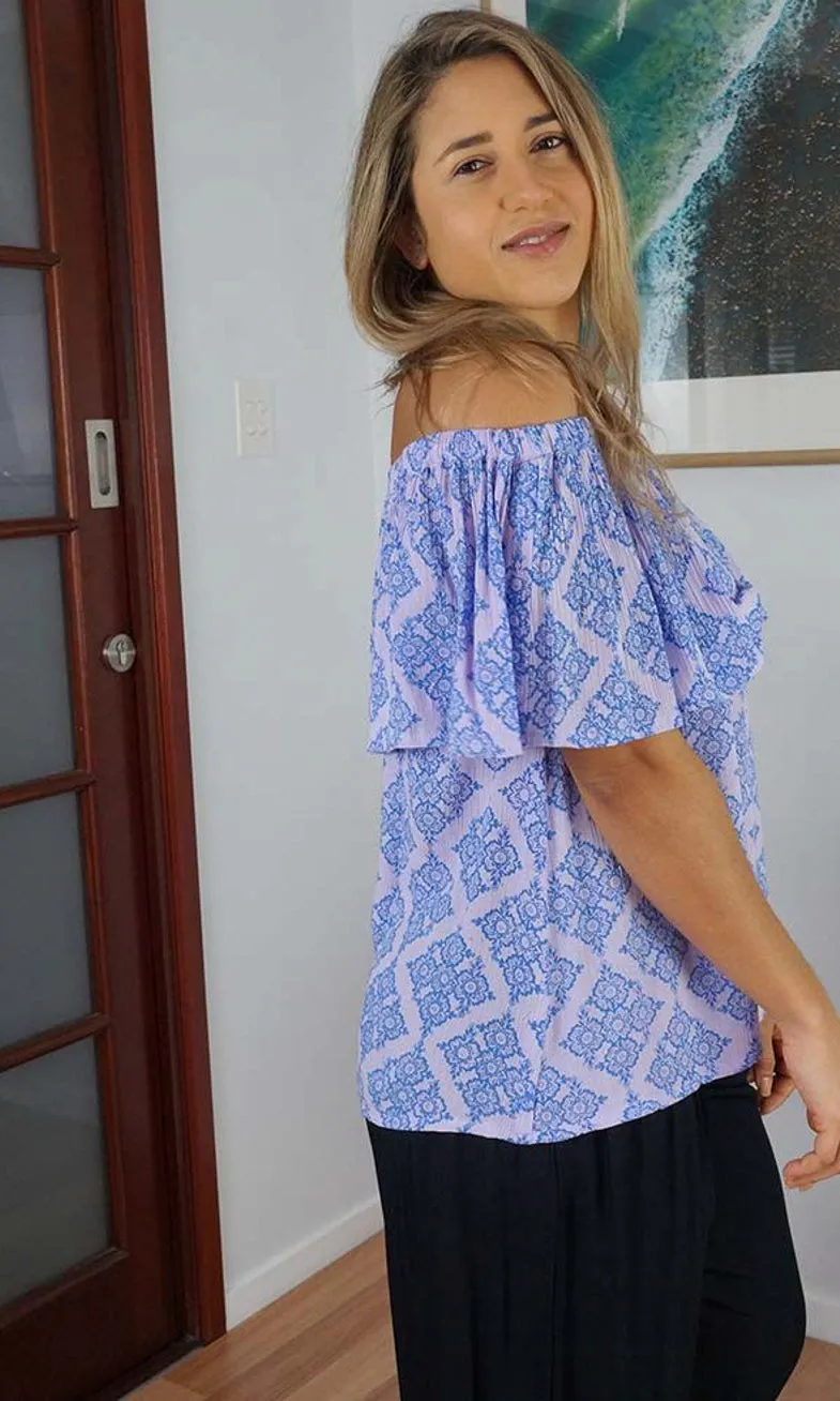 Rayon Top Leo Vintage, More Colours