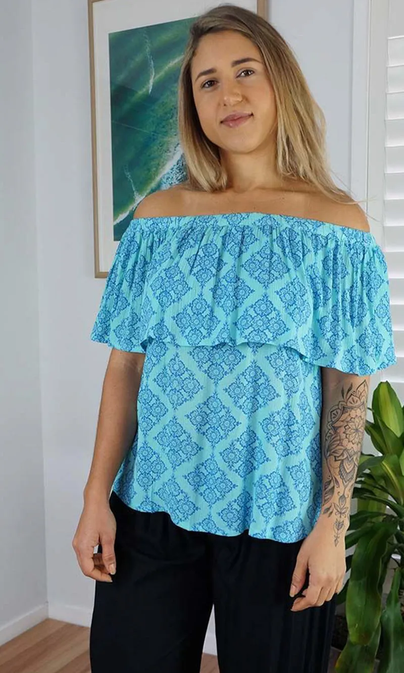 Rayon Top Leo Vintage, More Colours