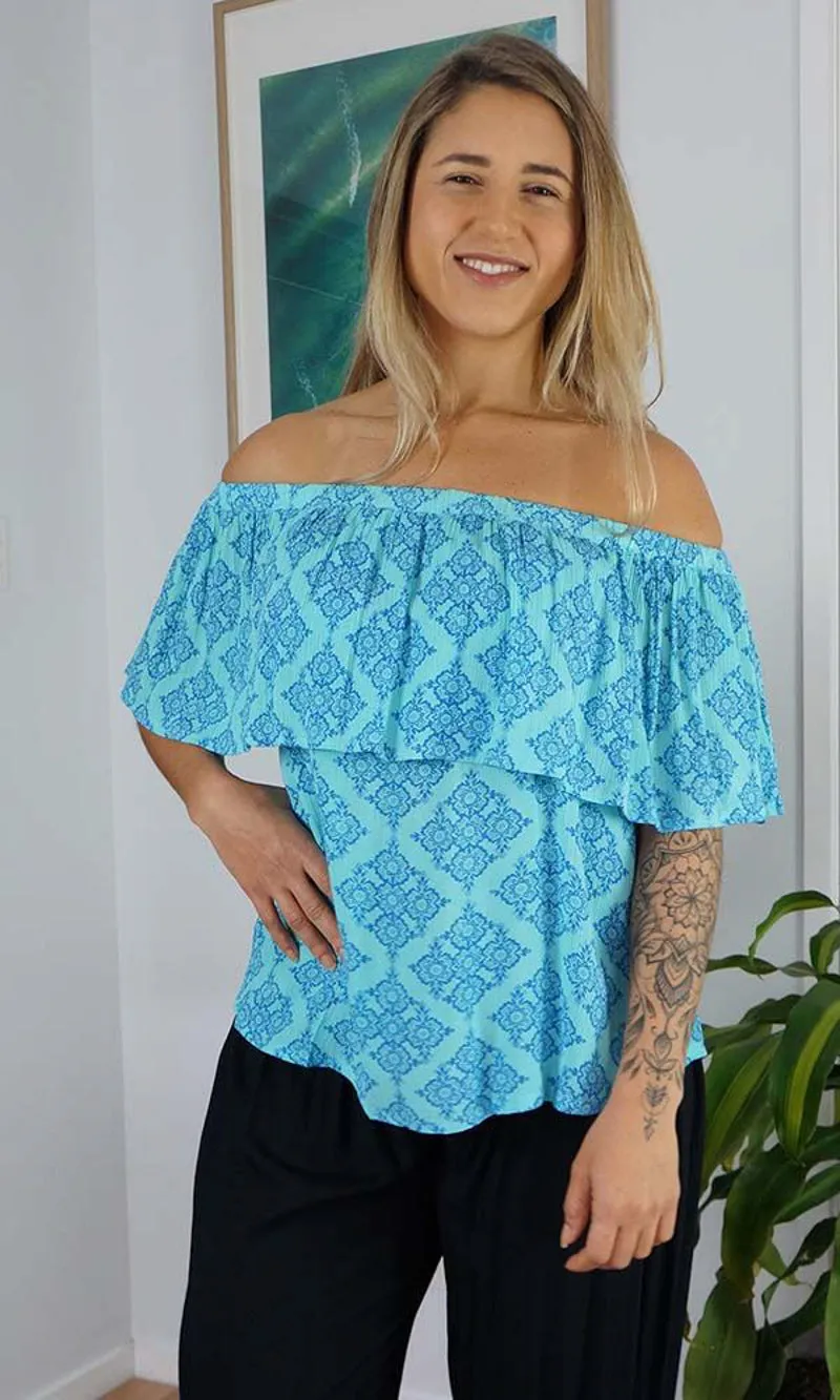 Rayon Top Leo Vintage, More Colours