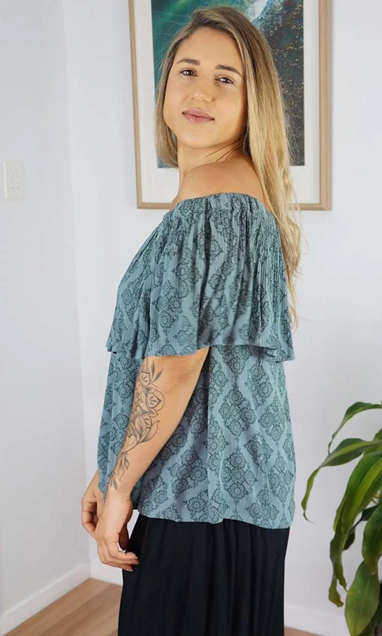 Rayon Top Leo Vintage, More Colours