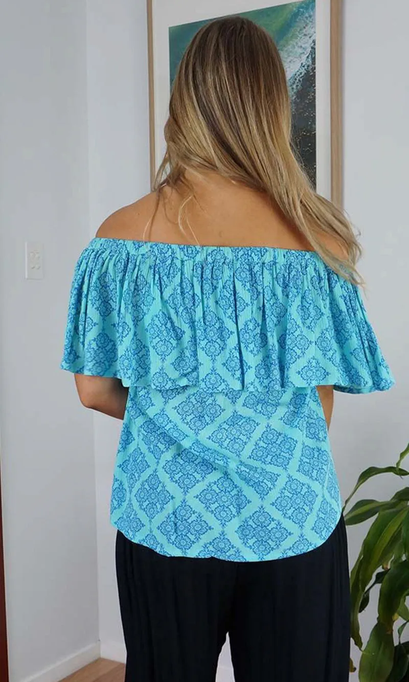 Rayon Top Leo Vintage, More Colours
