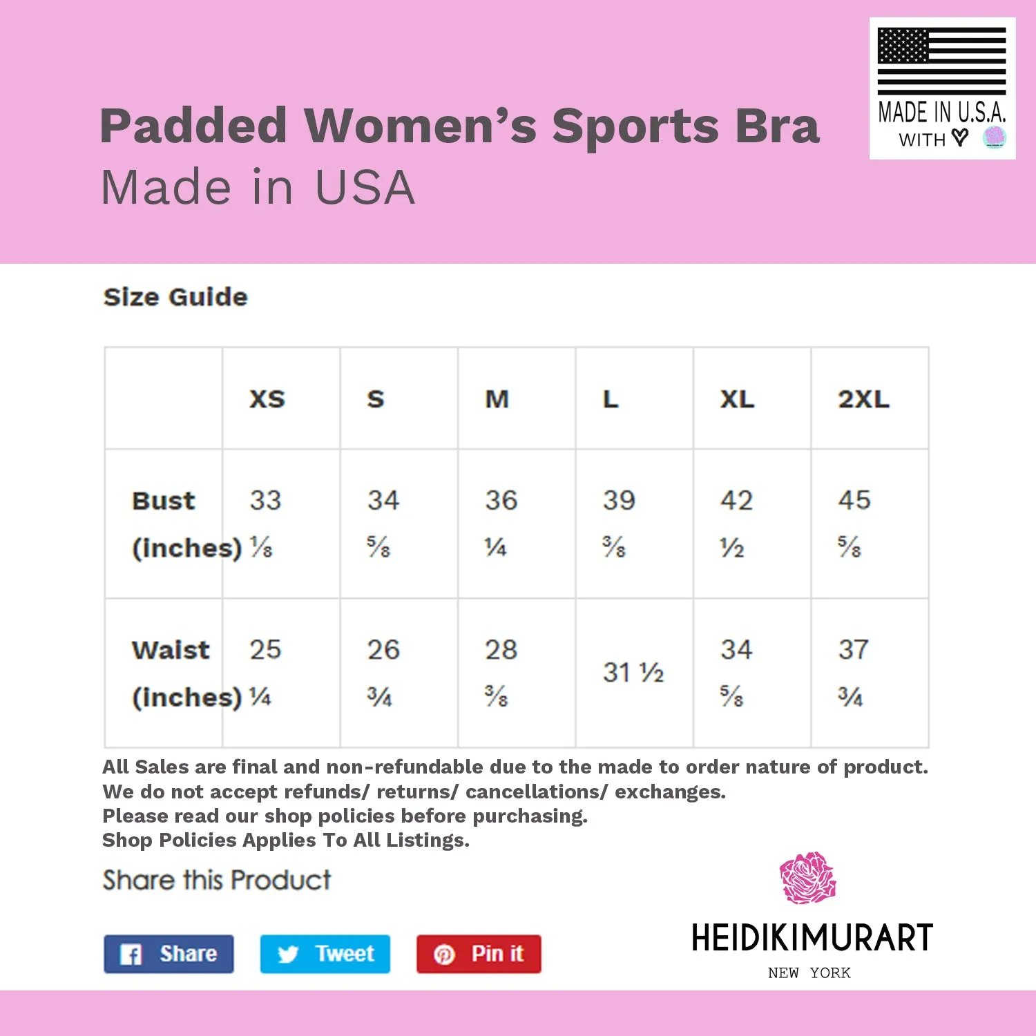 Red Marble Print Sports Bra, Women's Premium Padded Workout Bra- Made in USA/ EU