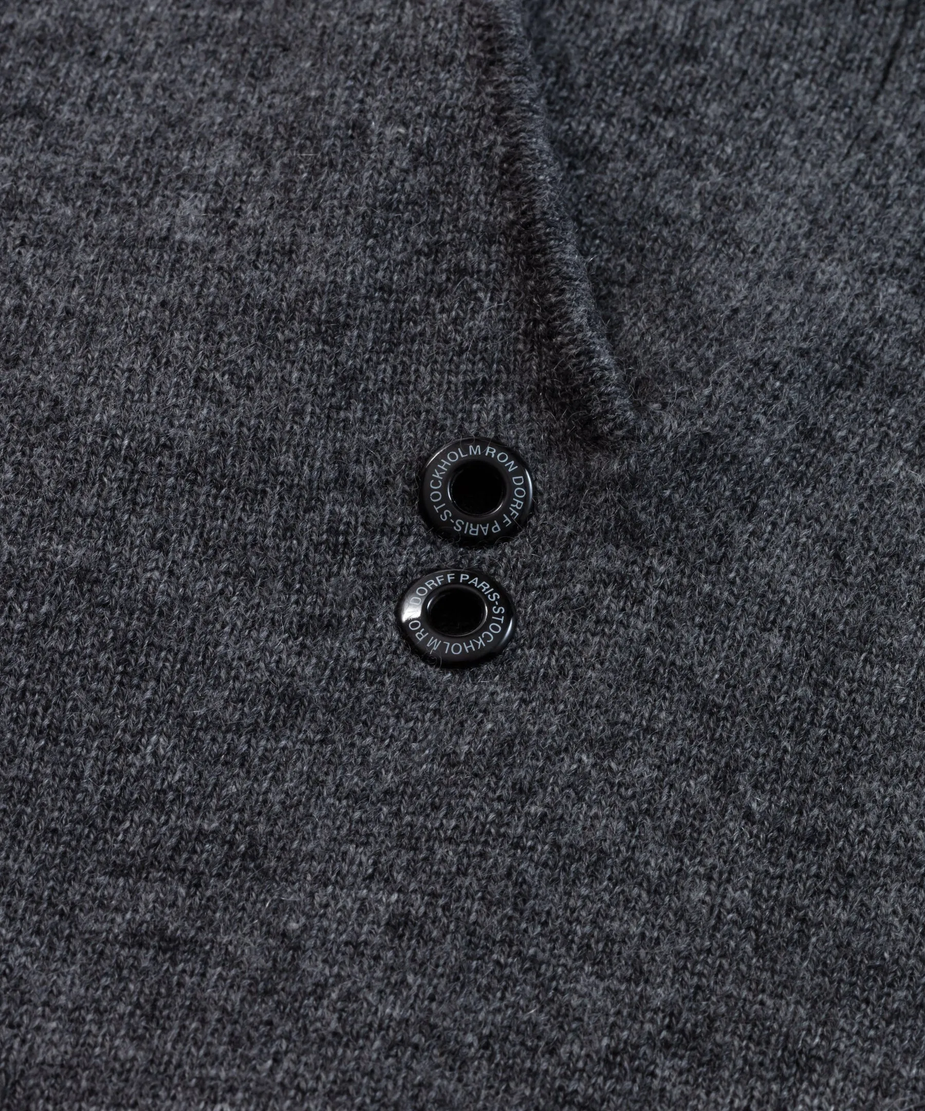 RON DORFF CASHMERE PANTS - DARK GREY MELANGE