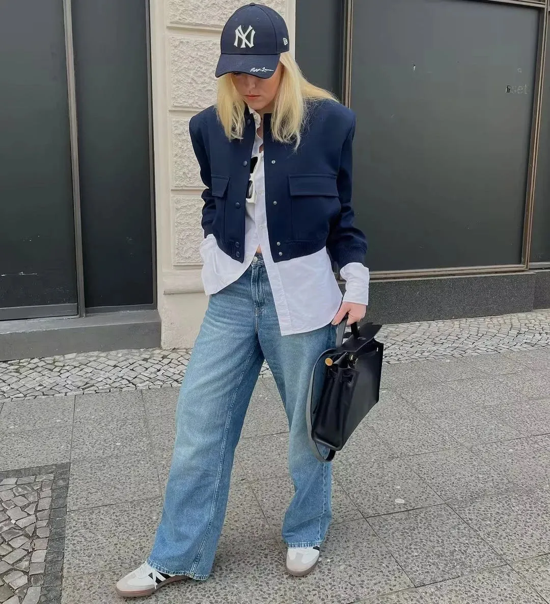 SLTNX TRAF Woman Bomber Jackets for Women 2023 Chic Coats Female Casual Single-breasted with Pockets Jacket New Outerwear Tops