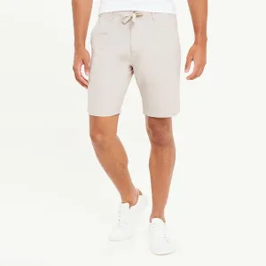 Solid Color Drawstring Casual Shorts