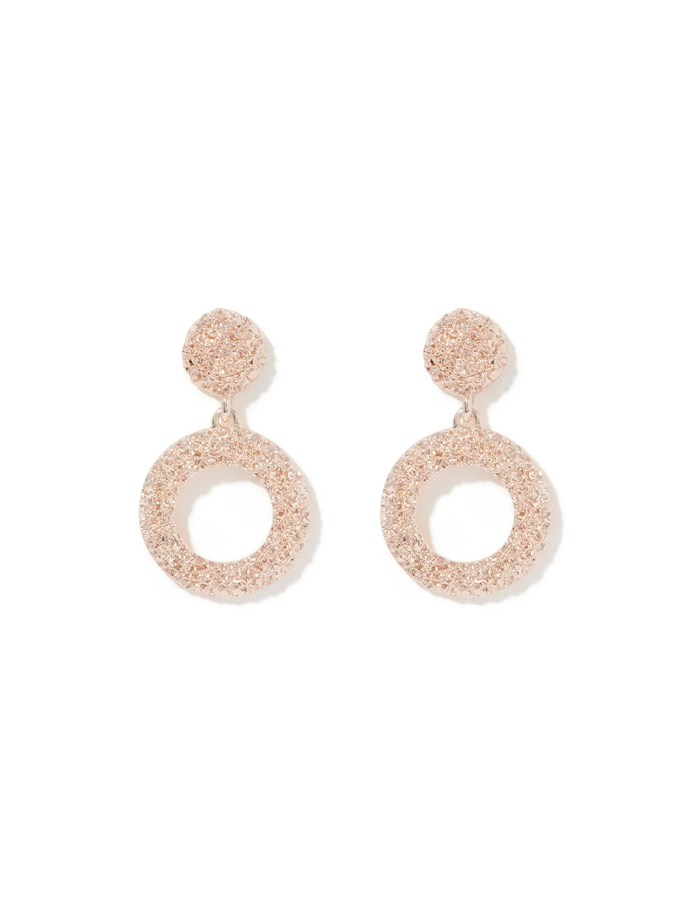 Tabby Texture Hoop Earrings