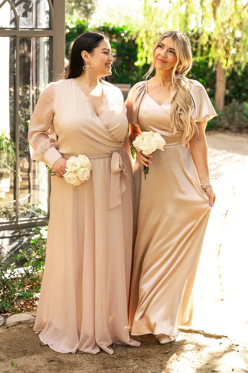 Tessie Dress in Champagne - FINAL SALE