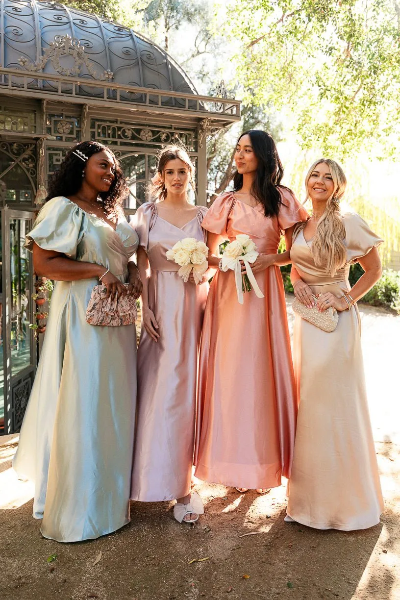 Tessie Dress in Champagne - FINAL SALE