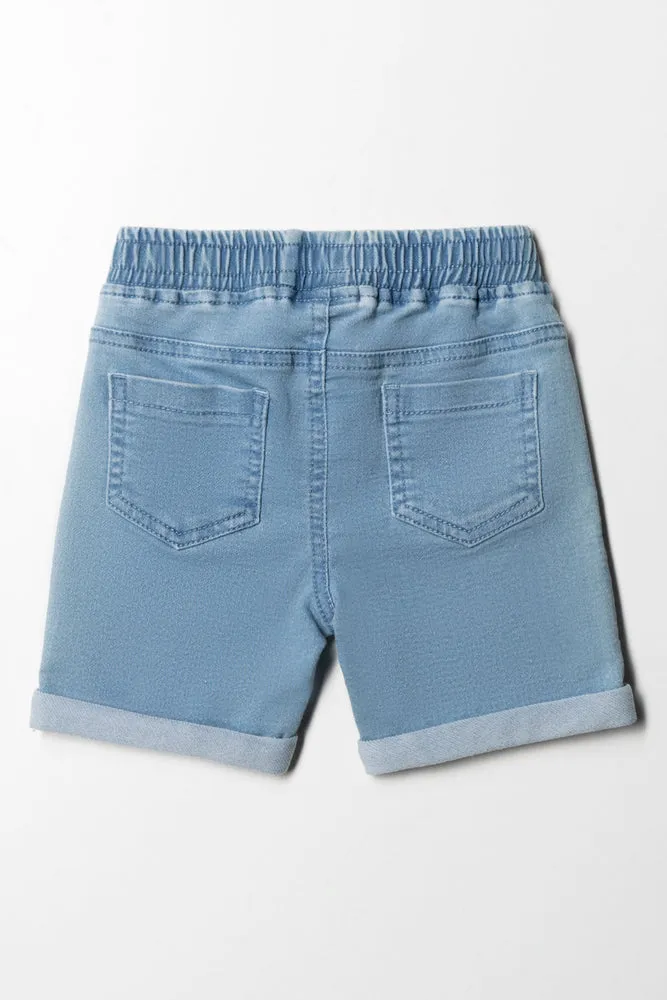 The Lion King Denim Shorts Blue