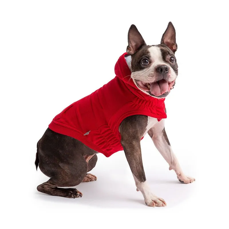 Urban Hoodie - Red: Stylish Comfort for Cool Dogs